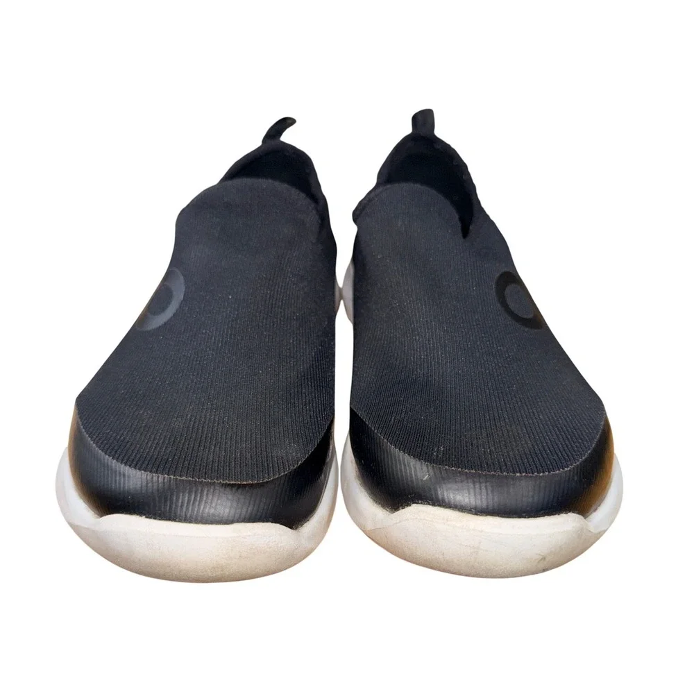 OOFOS OOmg Womens 8 Pre-Owned Recovery SlipsOn Sneaker Black OOfoam Comfort Shoe